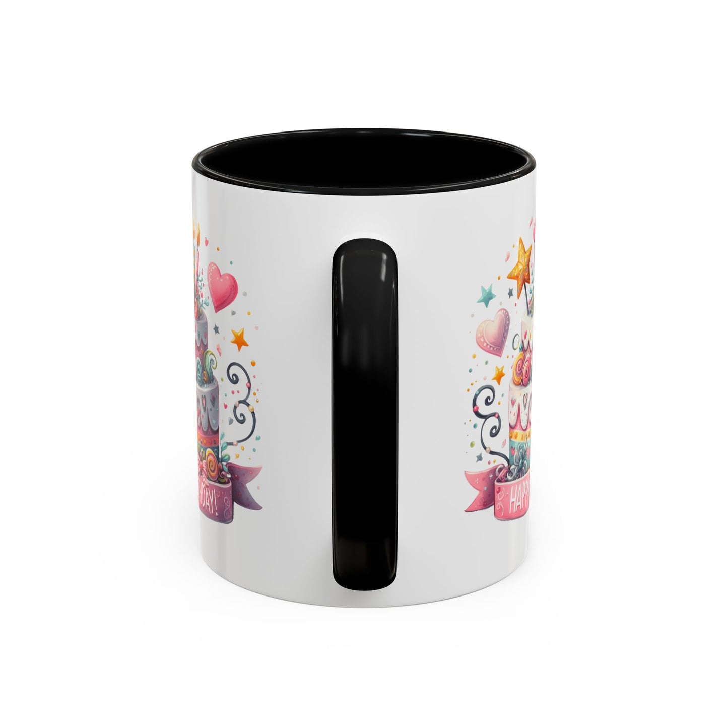 Birthday Mug - Happy Birthday Two Tiered Cake