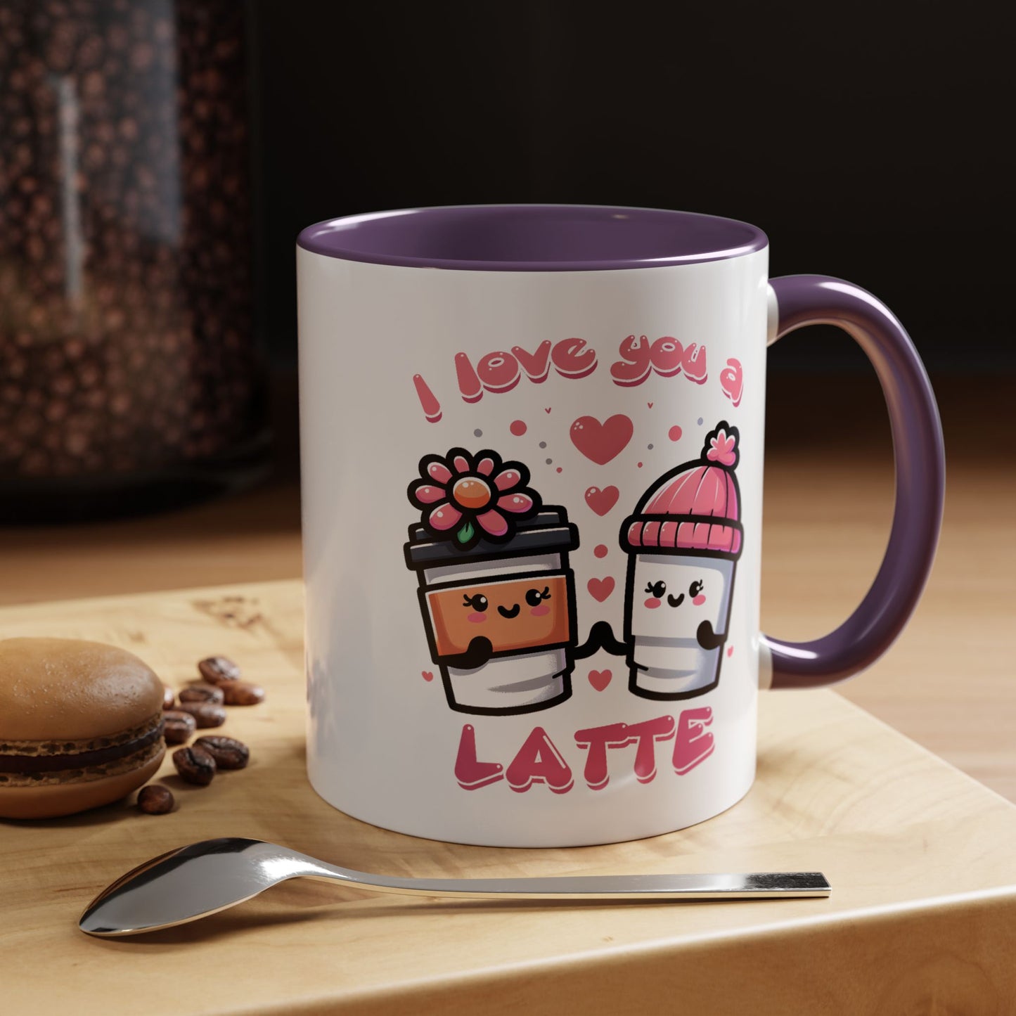 Valentine's Day Mug - I Love You A Latte Cute