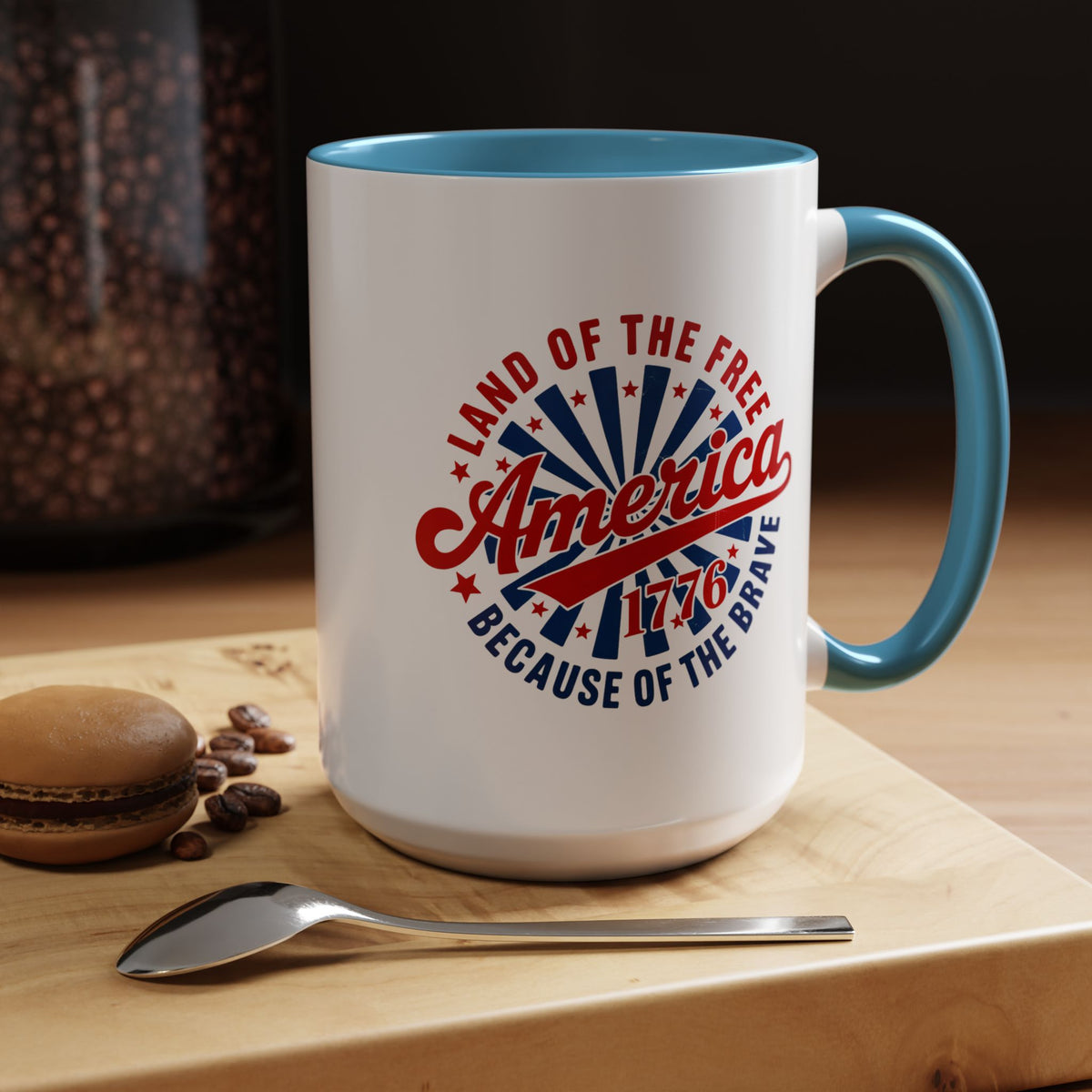 4th of July Mug - America 1776 Land of the Free