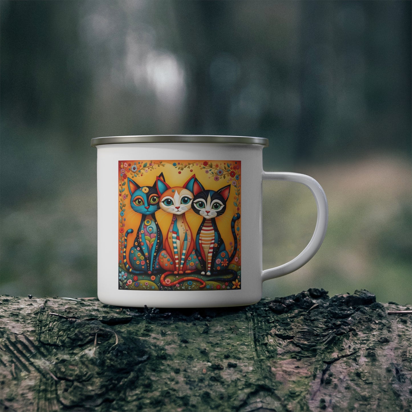 Animal Mug - Whimsical Cats 3
