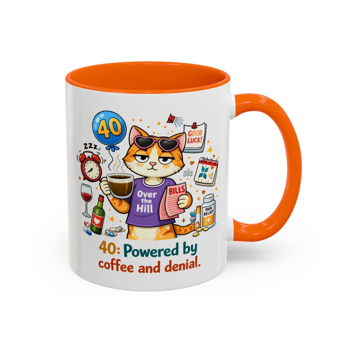 Birthday Mug - 40 Powered By