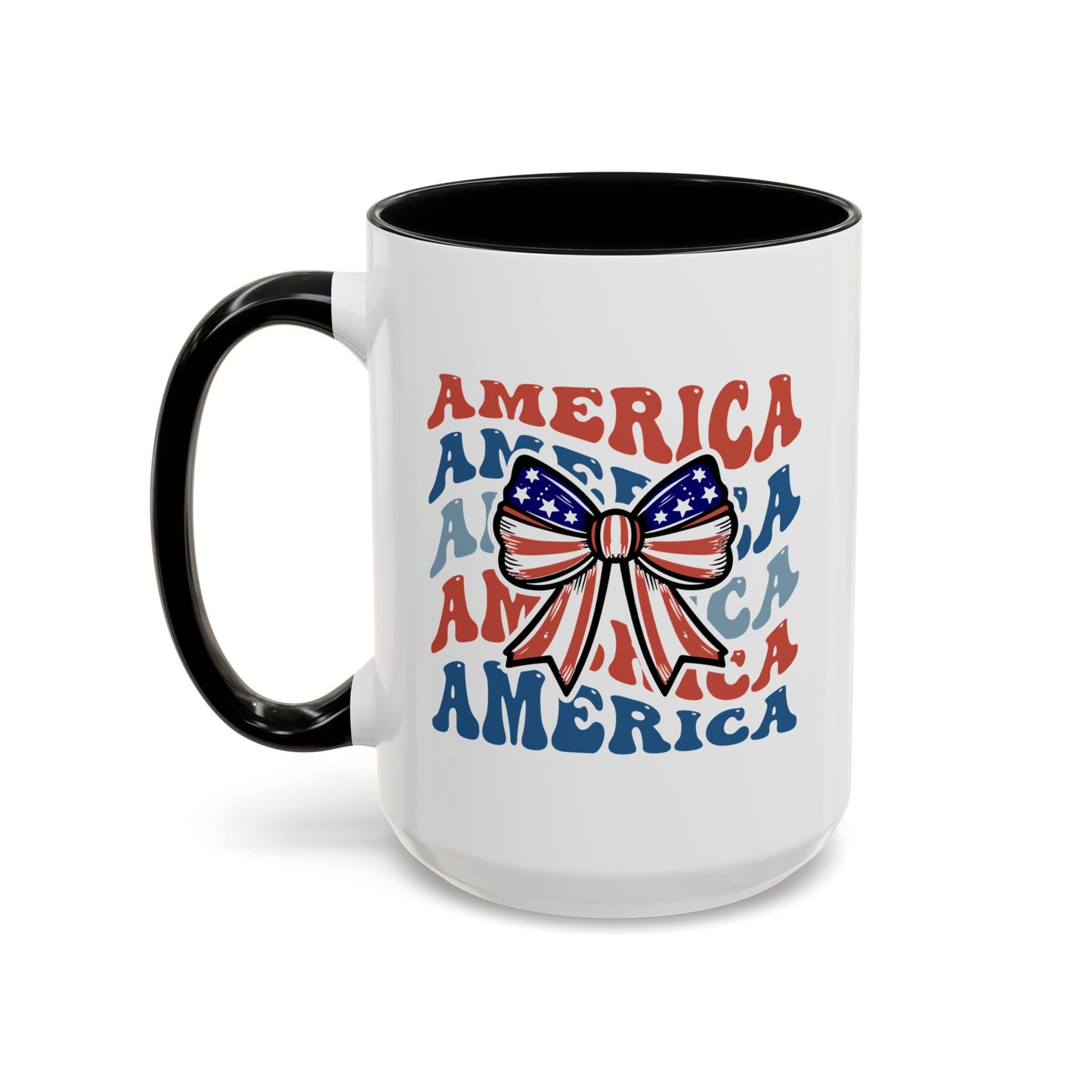 4th of July Mug - America Bow