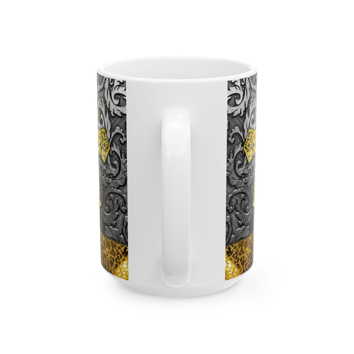 Artistic Mug - Gold Cross