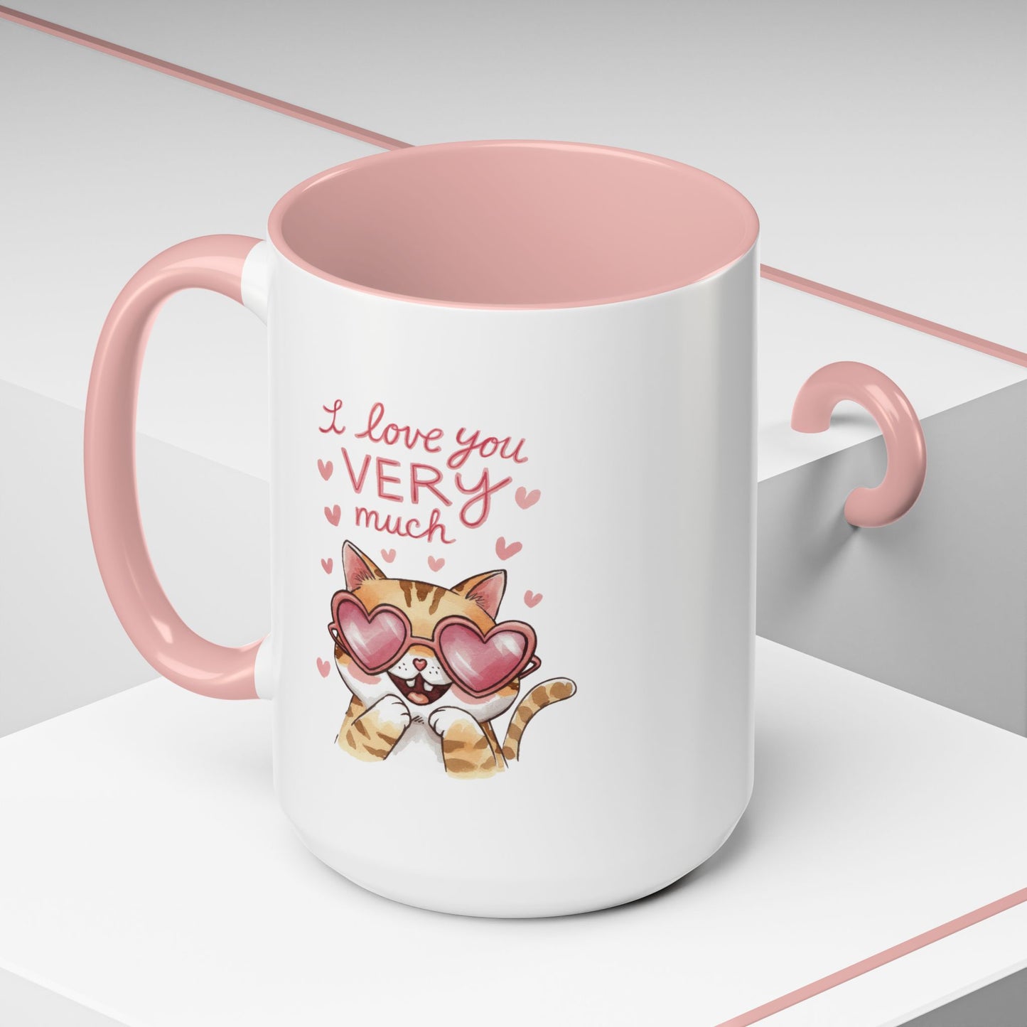 Valentine's Day Mug - I Love You Cat