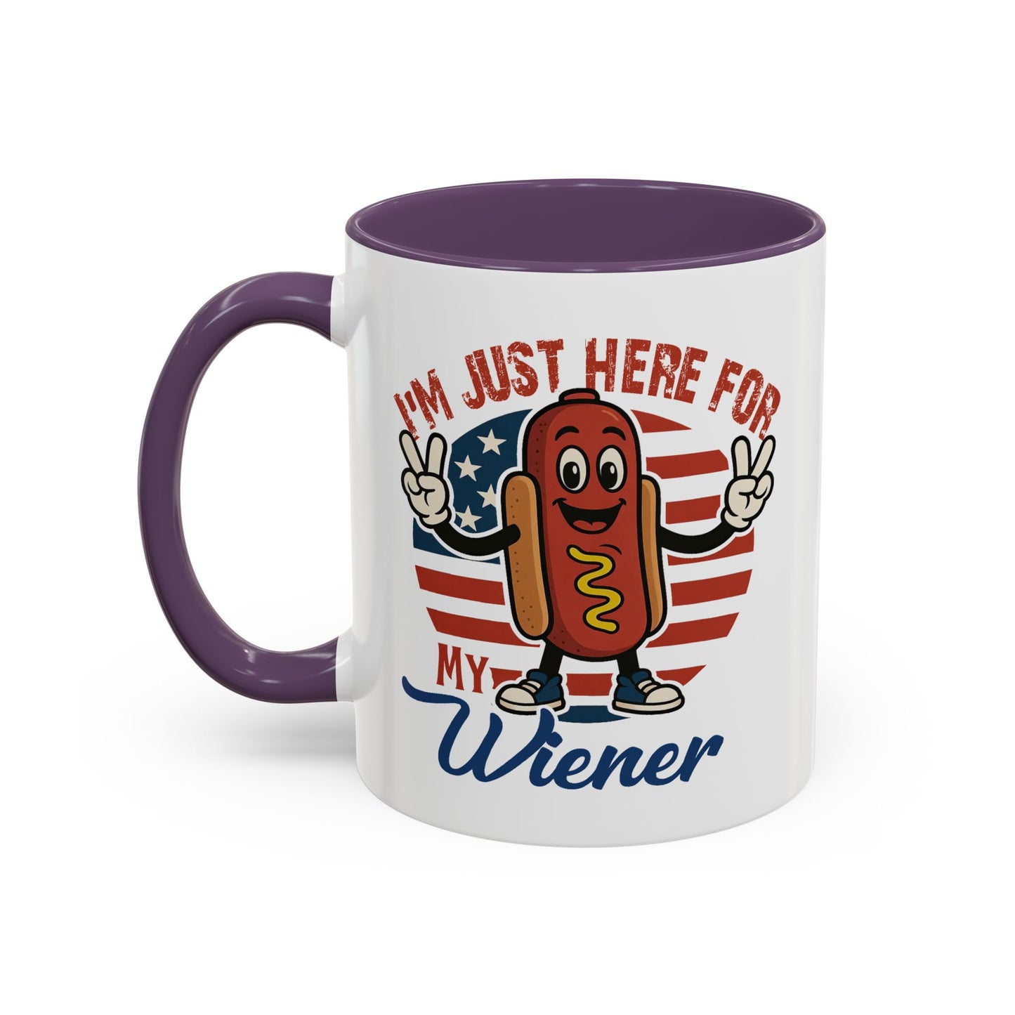 Adult Mug - I'm Just Here For My Wiener