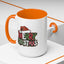 Christmas Mug - Merry Christmas Red Green & White Graffiti Hat
