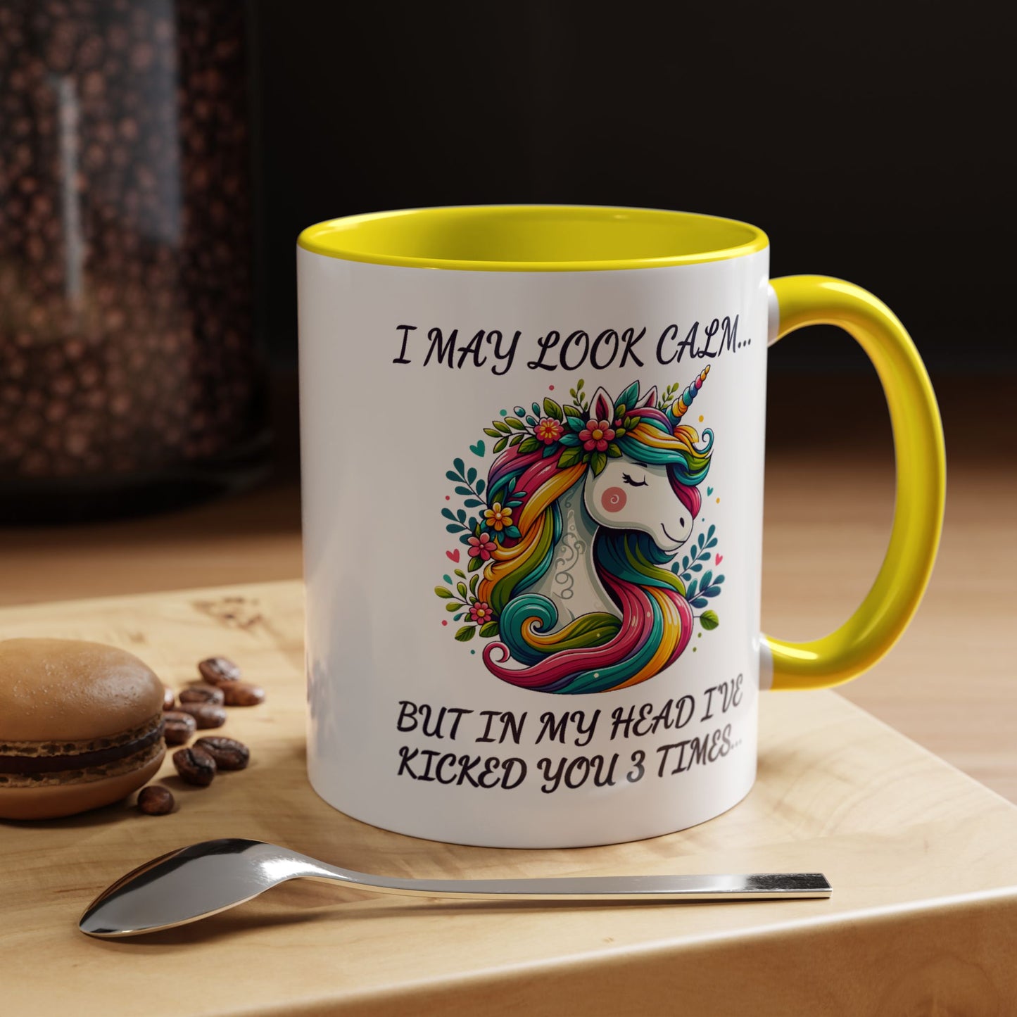 Adult Mug - I may Look Calm Unicorn