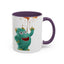 Humor Mug - Monster Drinks Coffee Spill