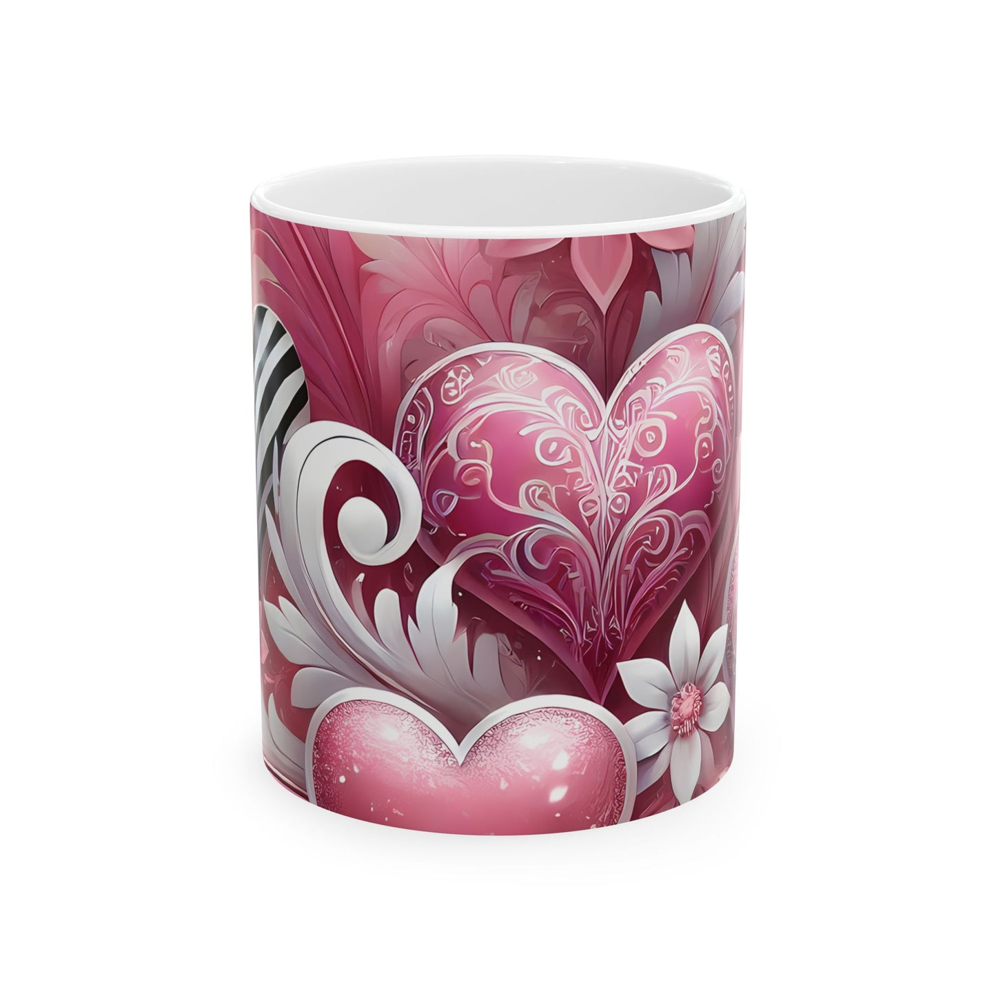 Artistic Mug - Art Hearts
