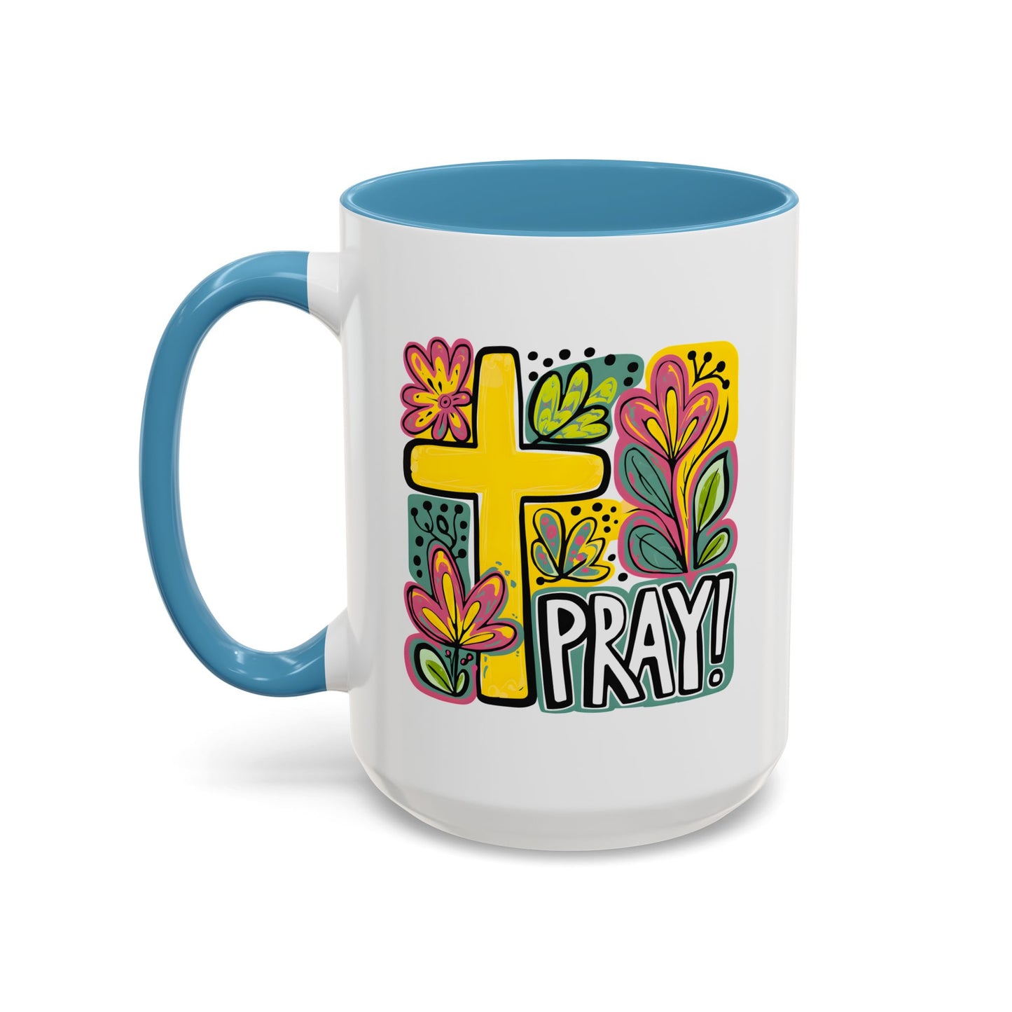 Religious Mug - Pray Cross