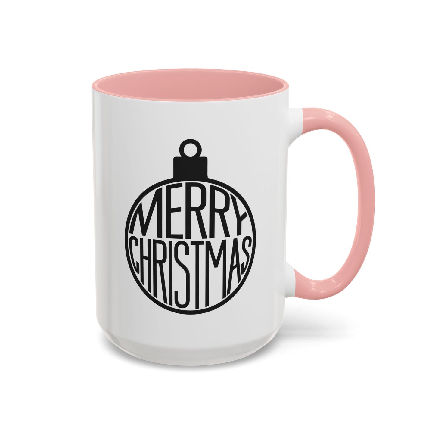 Christmas Mug - Merry Christmas Black Text Ornament