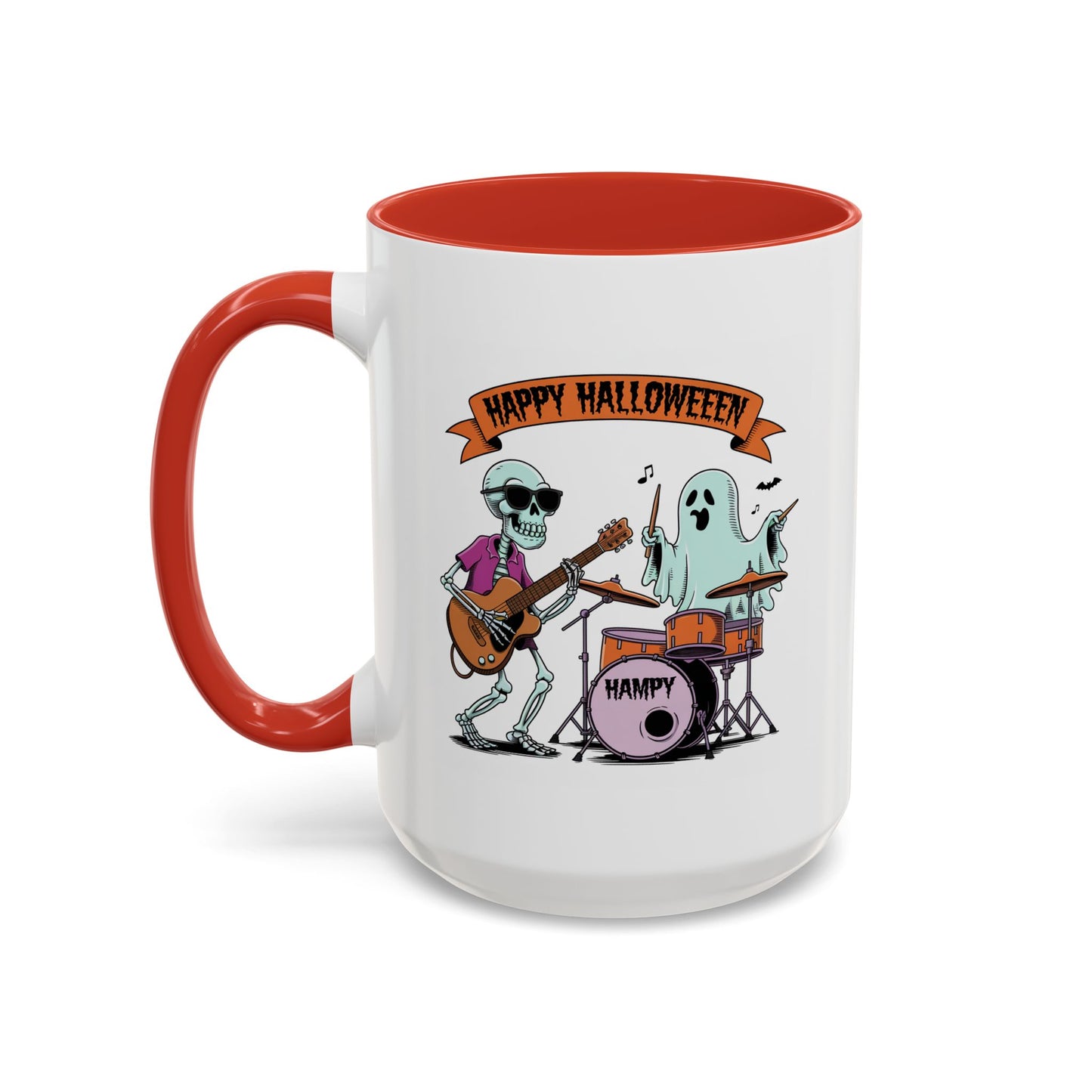 Halloween Mug - Skeleton & Ghost Band