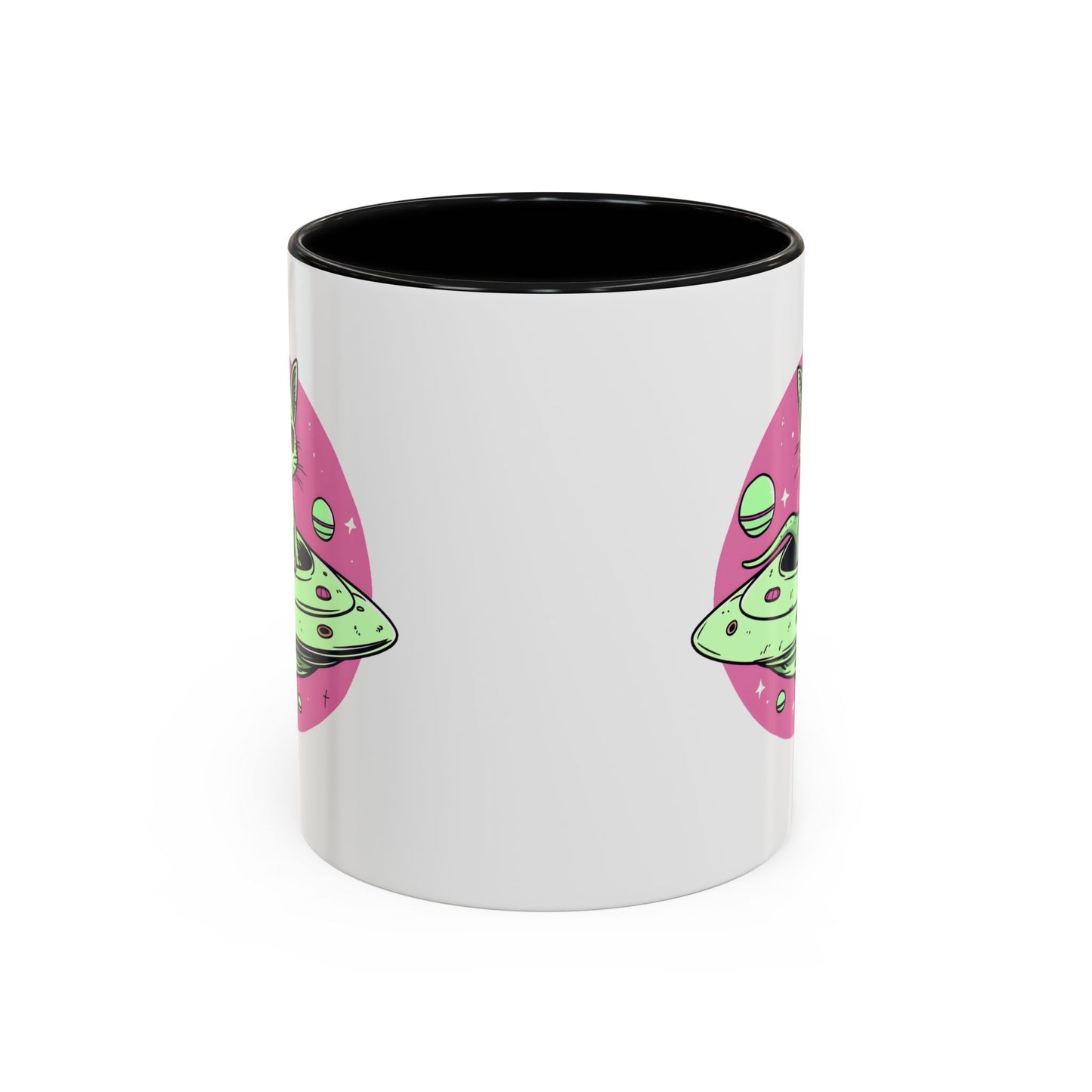 Alien Mug - Flying Saucer Cat