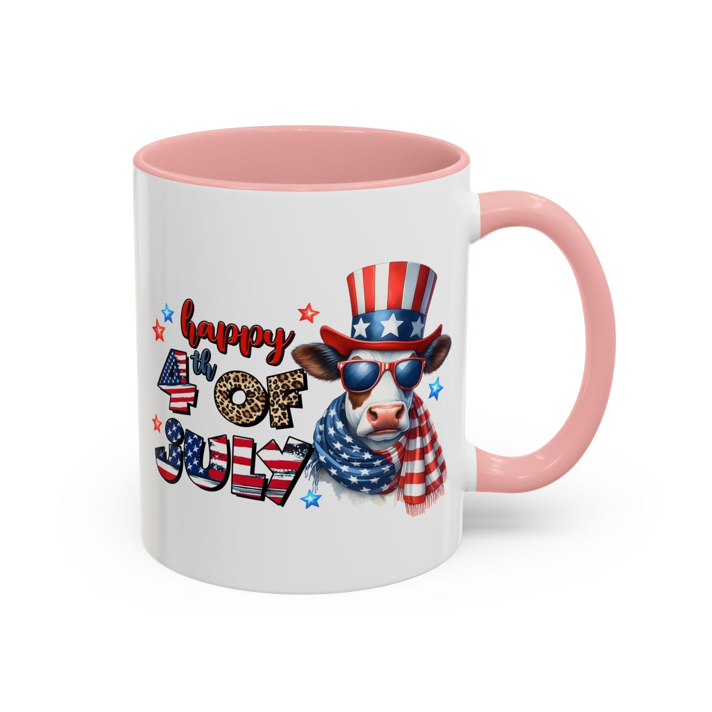 4th of July - Happy 4th of July Cool Cow