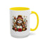 Christmas Mug - Gold Snowman