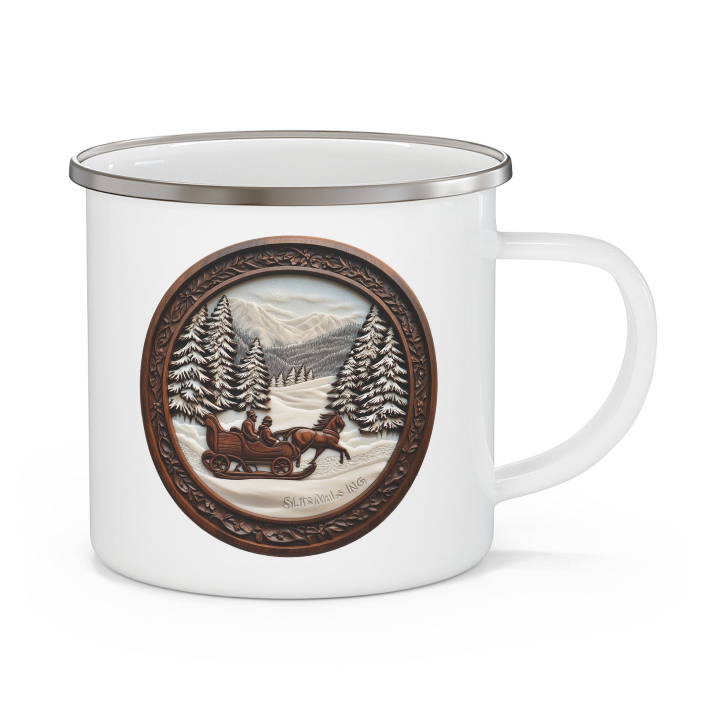 Christmas Mug - Christmas Sleigh Plaque