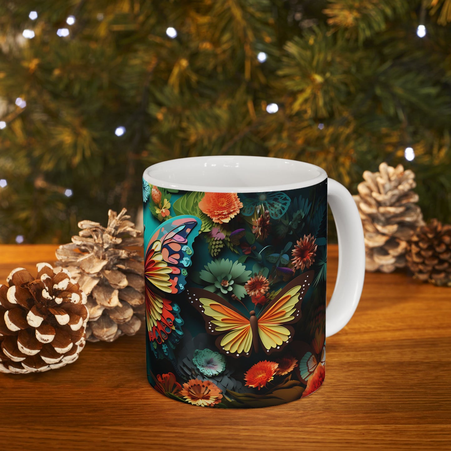 Artistic Mug - Colorful Butterflies 4