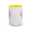 Valentine's Day Mug - Love You Heart Lettering