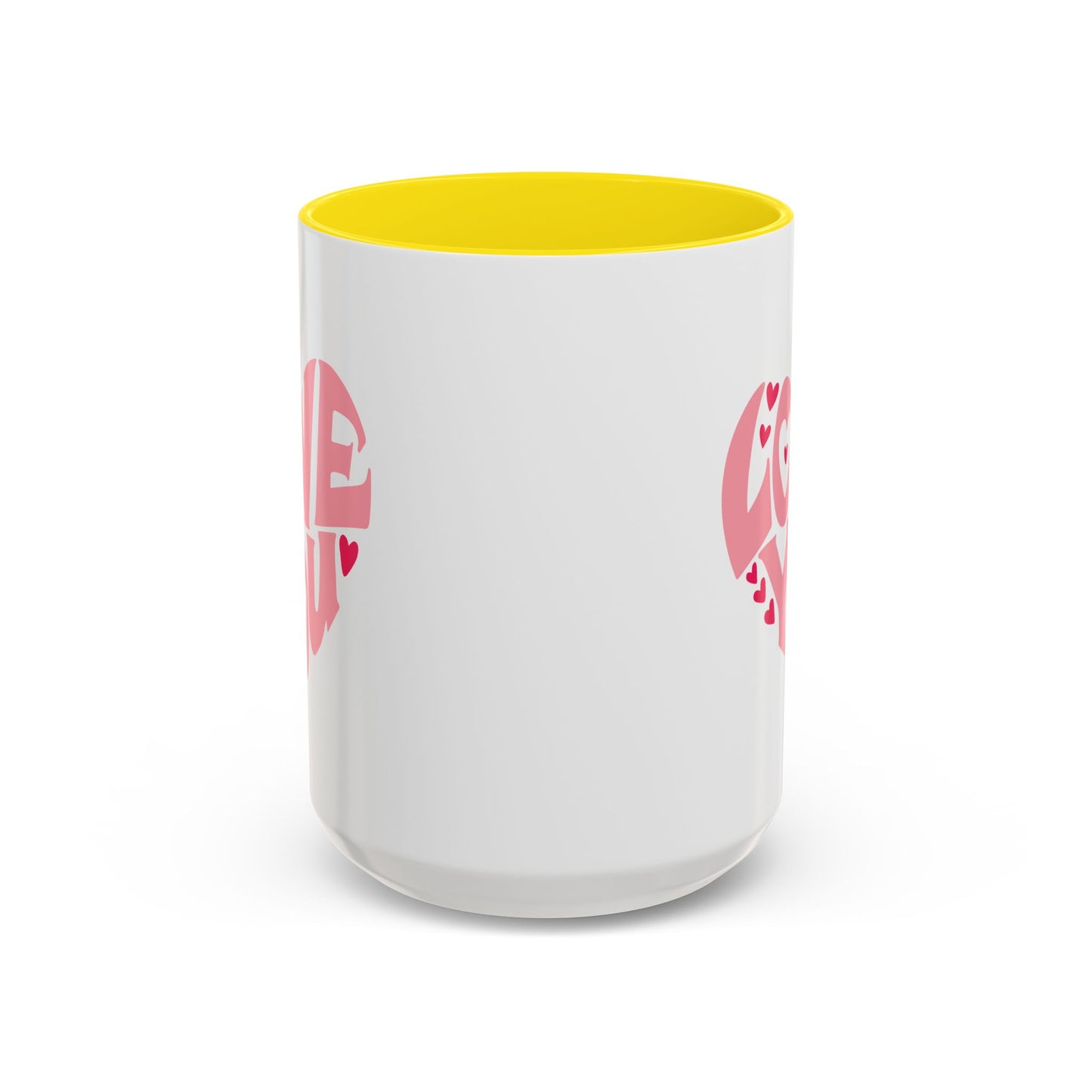 Valentine's Day Mug - Love You Heart Lettering