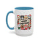 Christmas Mug - Merry Christmas Black Text Cute Animals