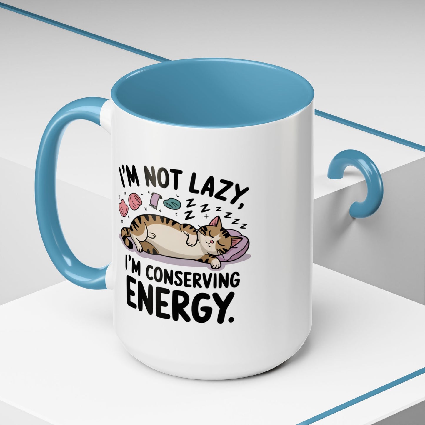 Animal Mug - I'm Not Lazy I'm Conserving Energy