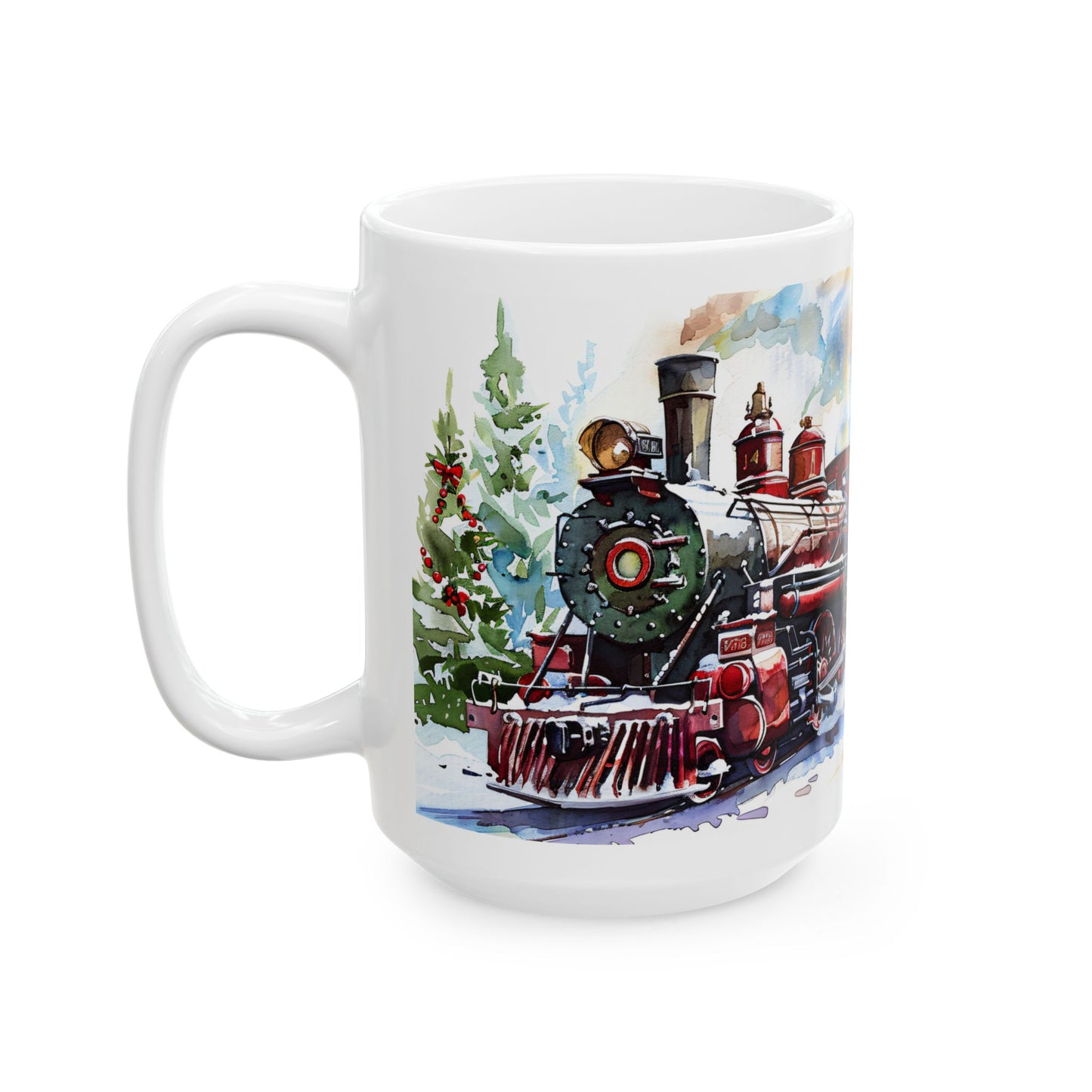 Christmas Mug - Christmas Train Wrap
