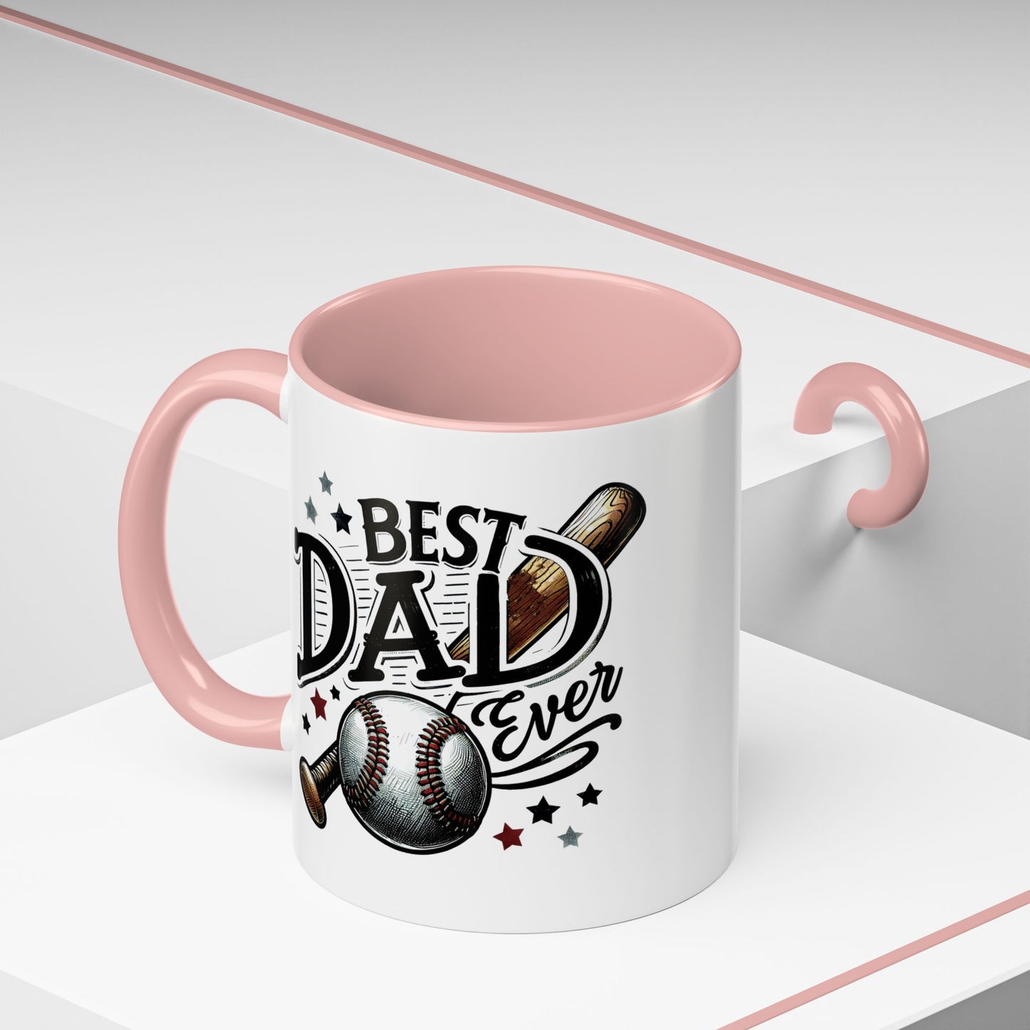 Father's Day Mug - Best Dad Ever Baseball