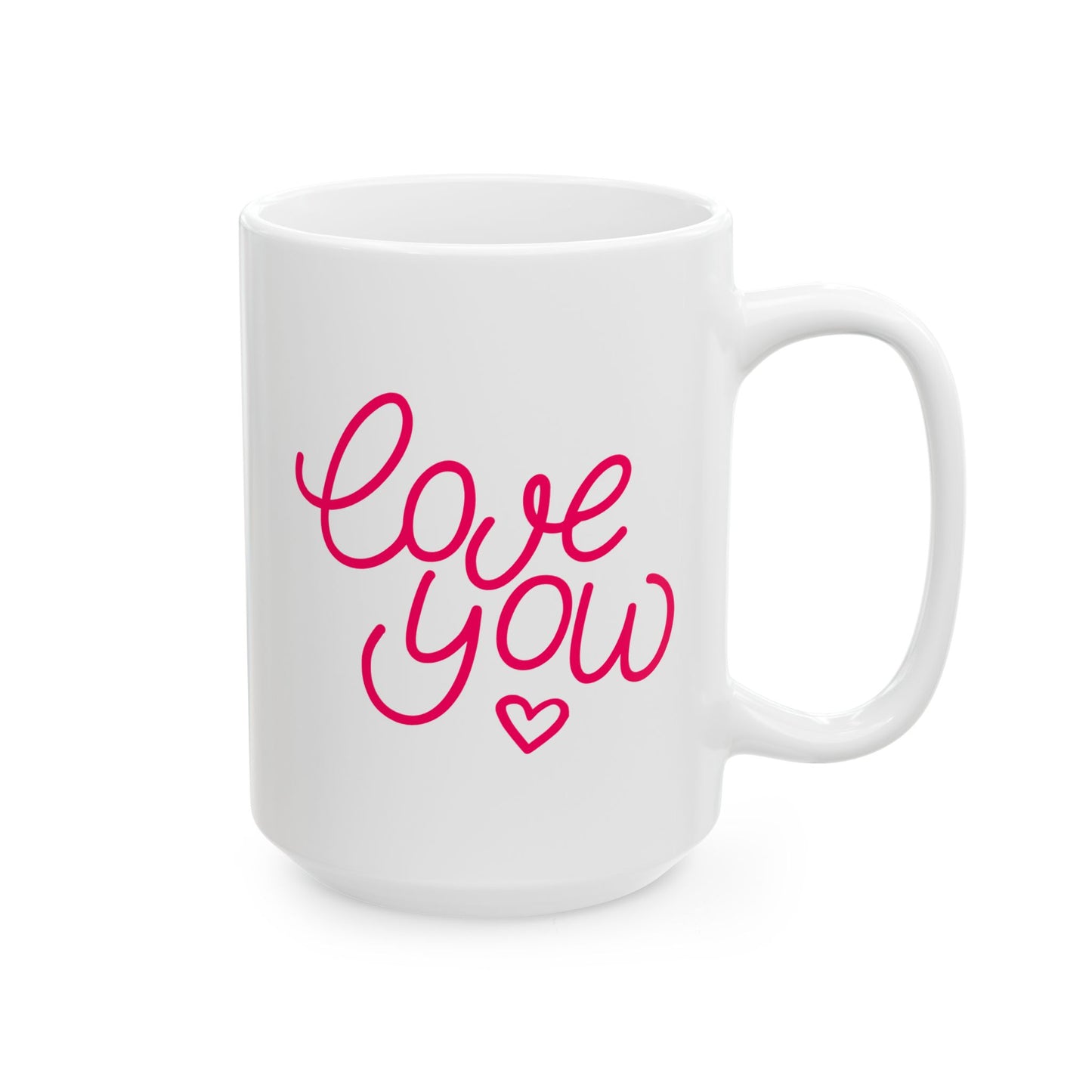 Anniversary Mug - Love You Hand Lettering