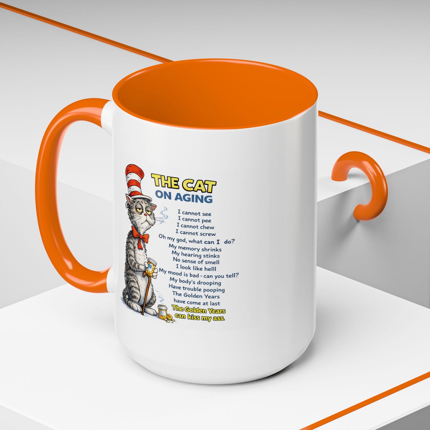 Humor Mug - The Cat Of Aging