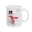 Christmas Mug - Let it Snow Red Text Snowman