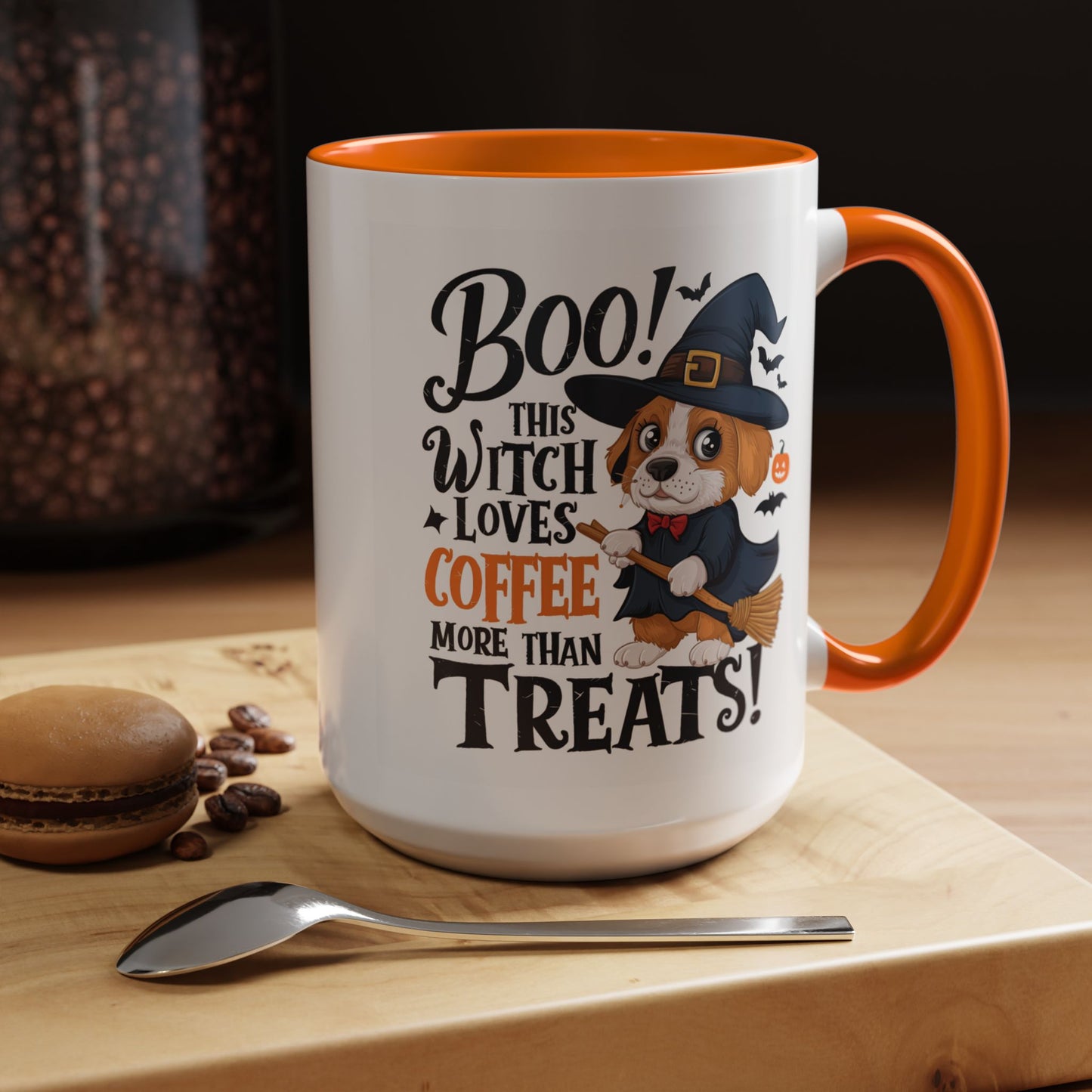 Halloween Mug - Puppy Witch