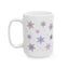 Christmas Mug - Pink & Purple Snowflakes Pattern