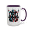 4th of July Mug - Skeleton with American Flag