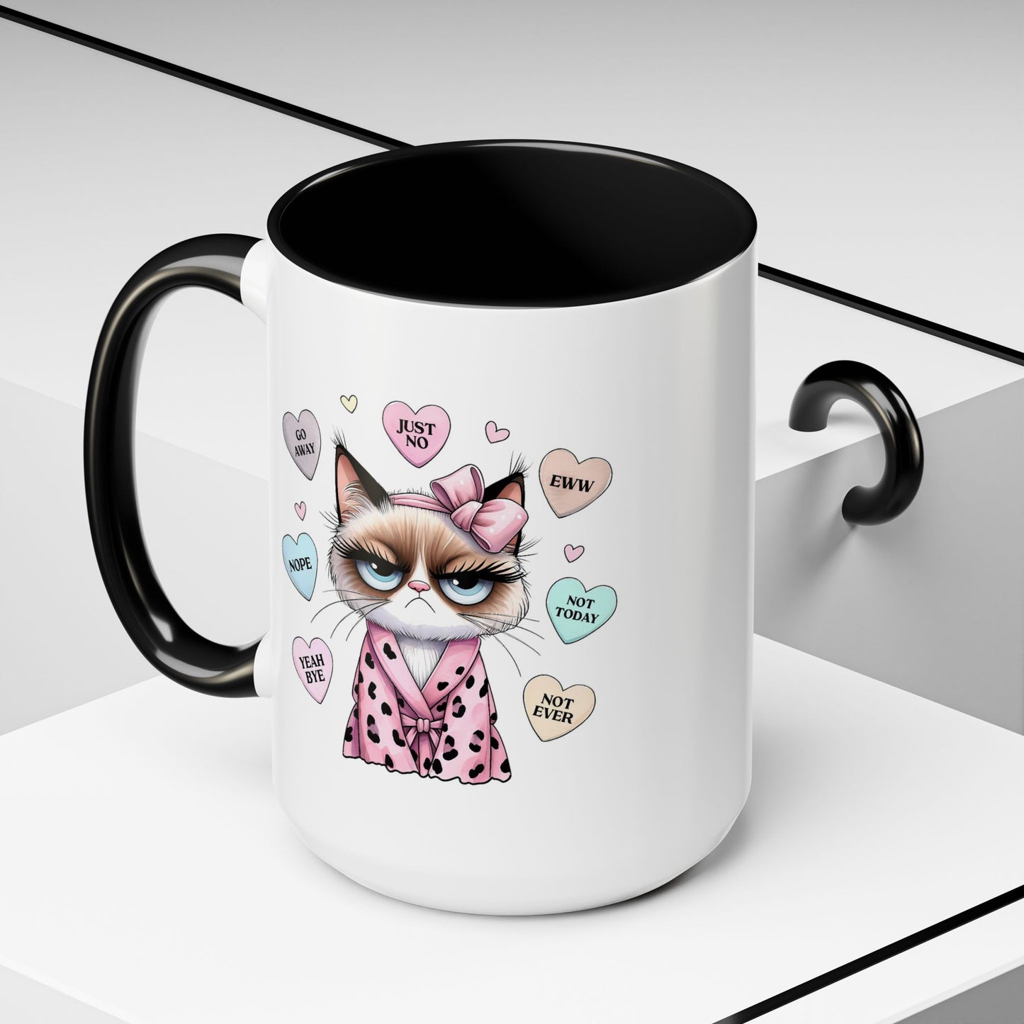 Animal Mug - Conversation Hearts