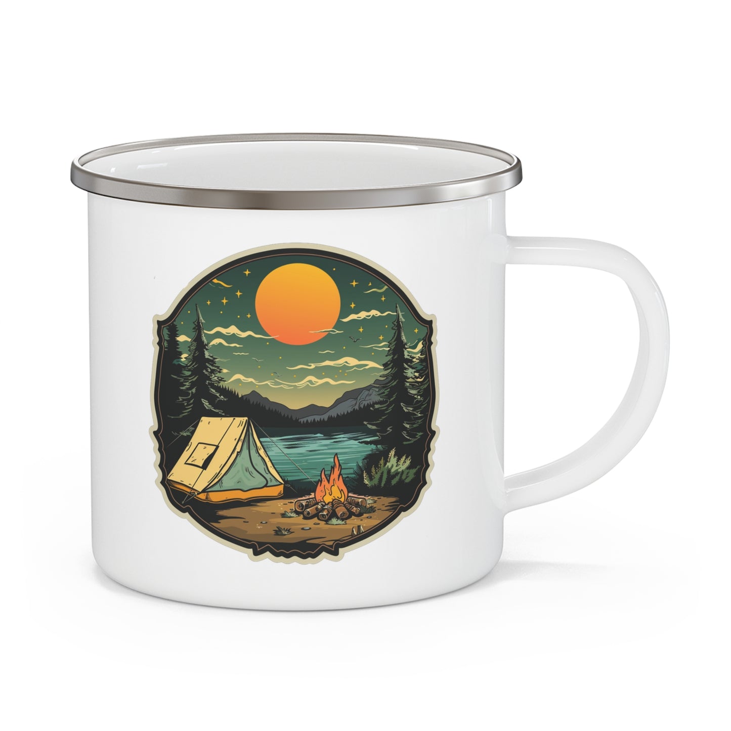 Adventure Mug - Camping Landscape 16