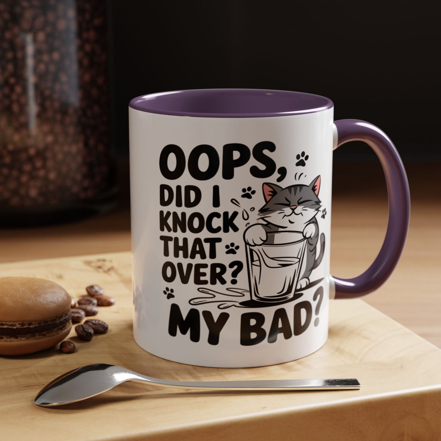 Animal Mug - Oops, Did I Knock That Over