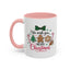 Christmas Mug - We Wish You a Merry Christmas Black & Red Text Cookies & Candy