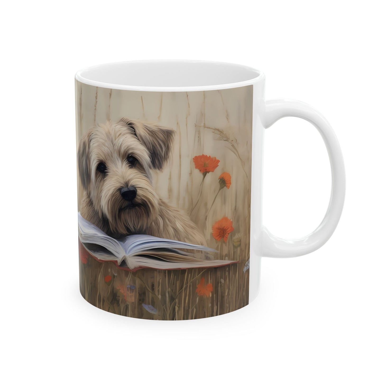 Artistic Mug - Felted Dog 3