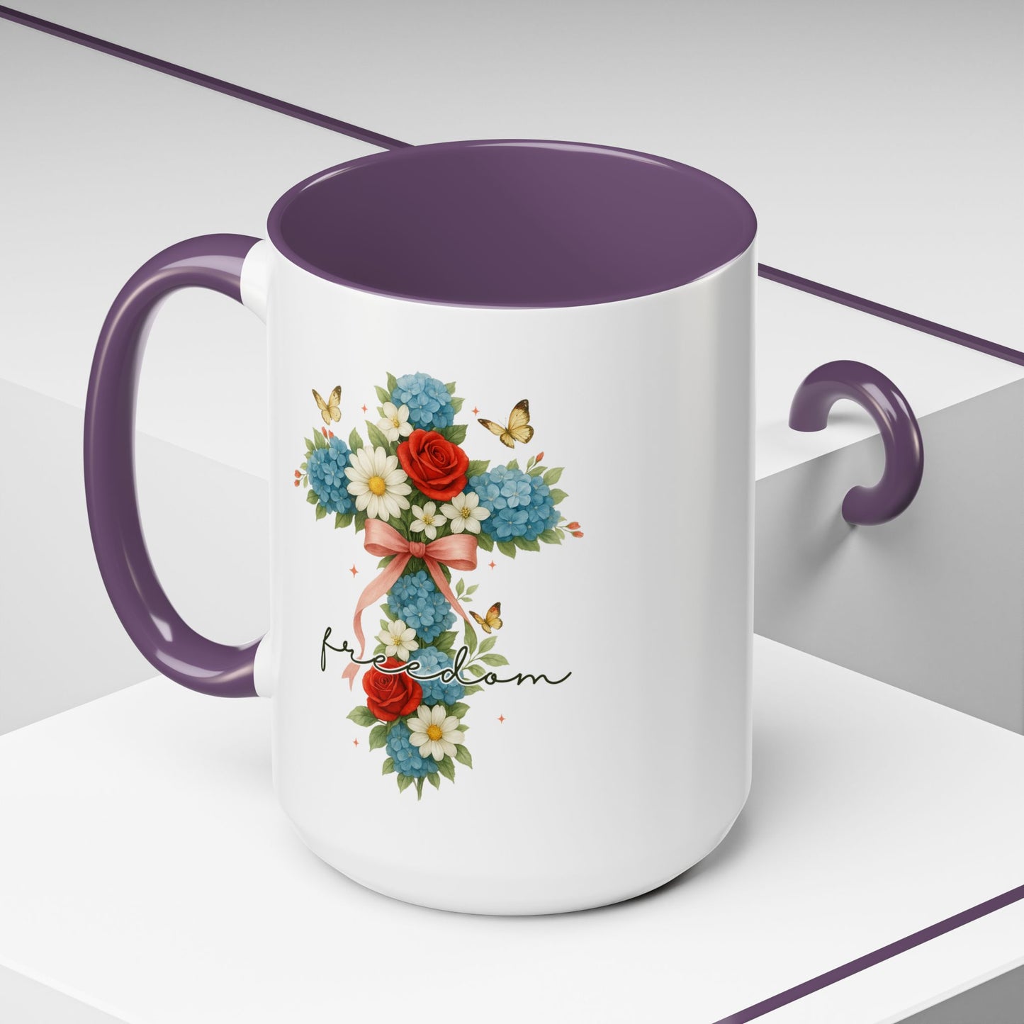 4th of July Mug - Freedom Cross