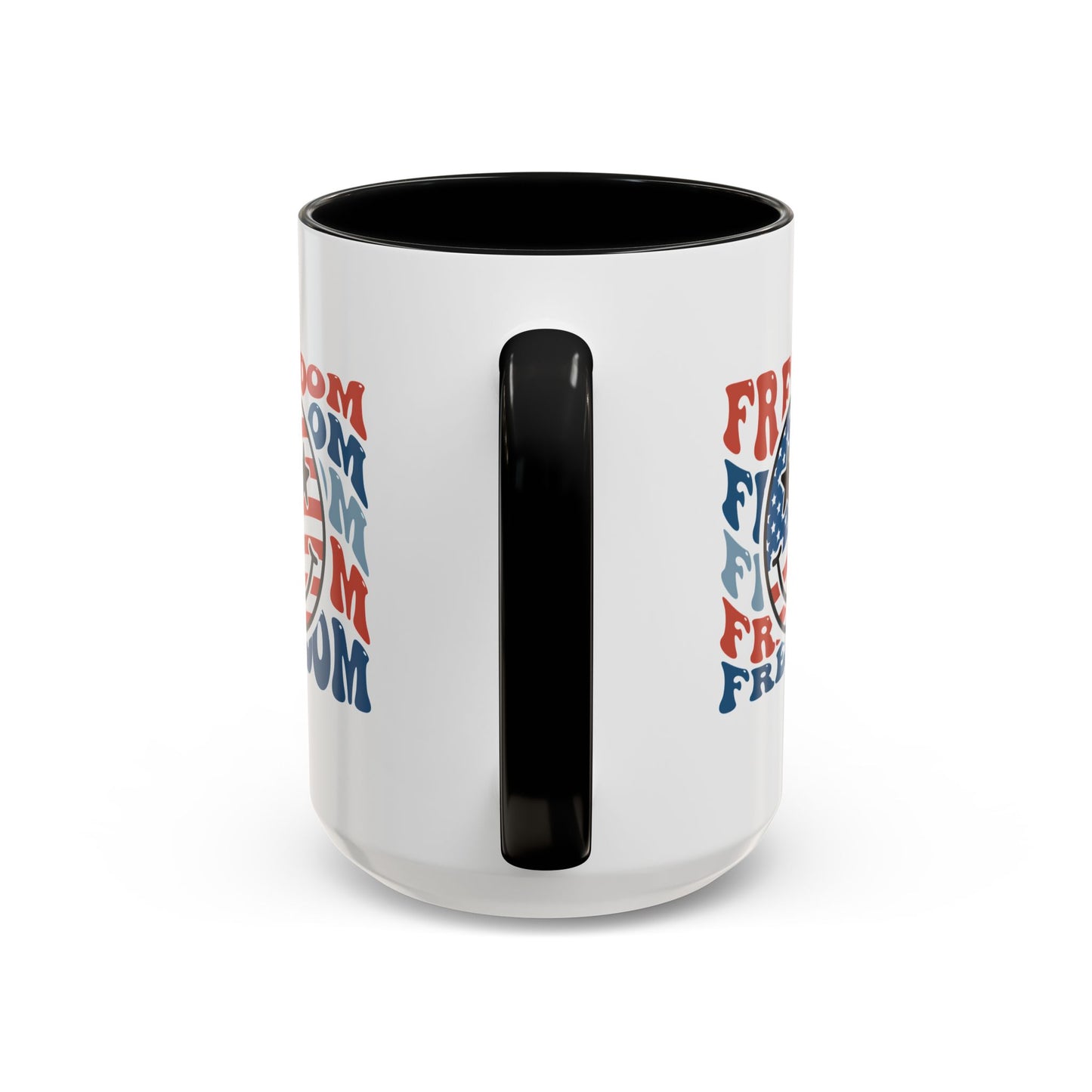 4th of July Mug - Freedom Smiley Face