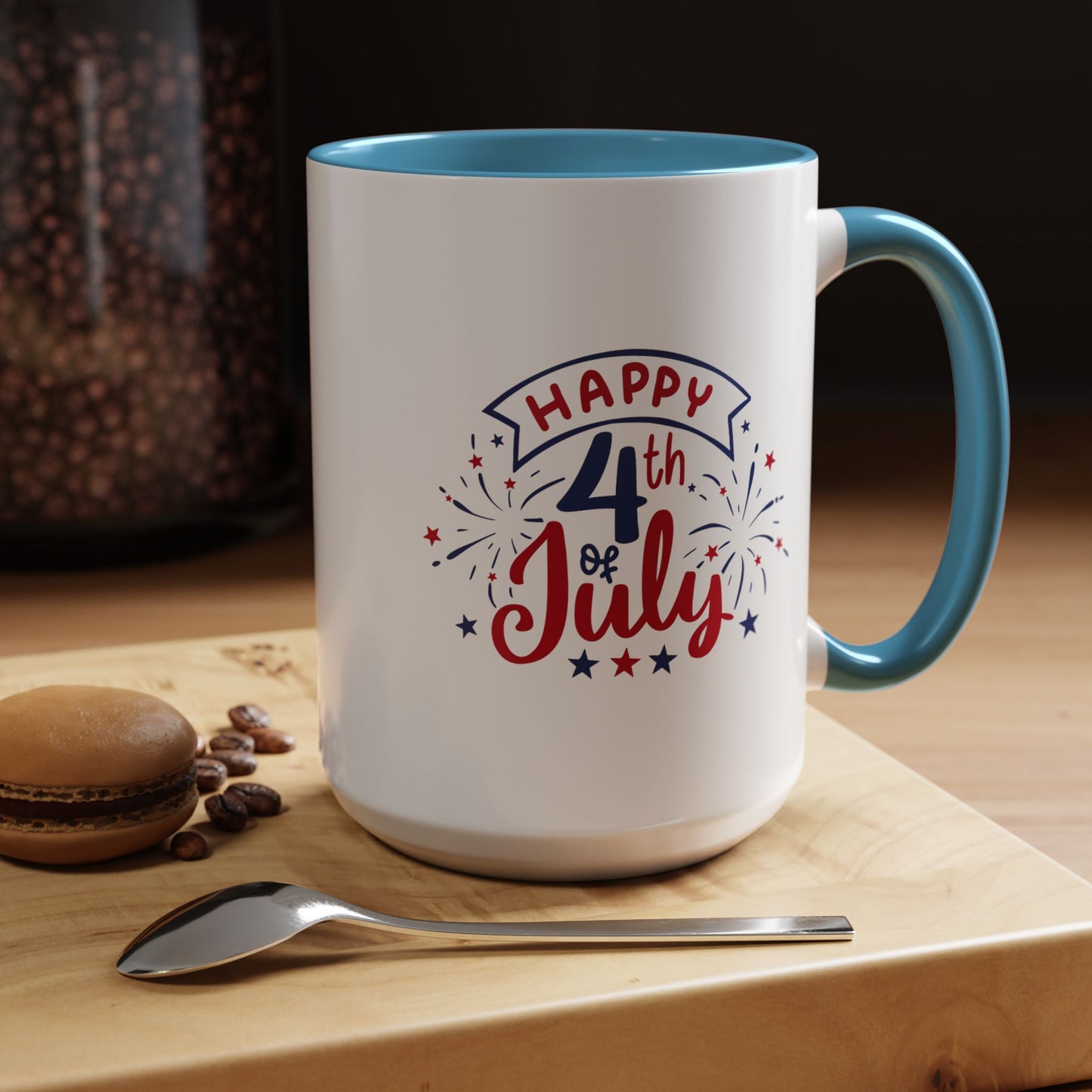 4th of July Mug - Happy 4th of July Fireworks