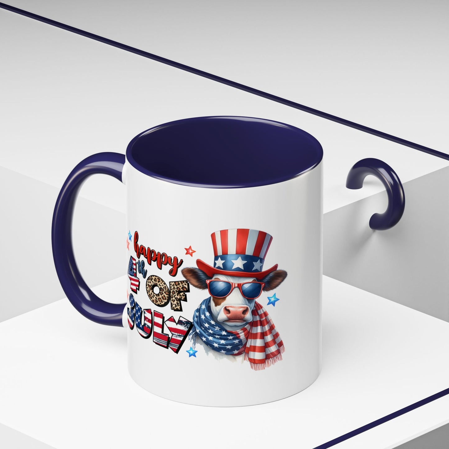 4th of July - Happy 4th of July Cool Cow