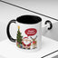 Christmas Mug - Happy Holidays Callout Santa Tree Presents Reindeer