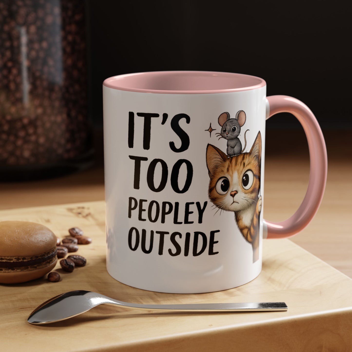 Animal Mug - It's Too Peopley Outside