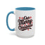 Christmas Mug - Merry Christmas Black Red & White Baseball Text