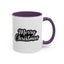 Christmas Mug - Merry Christmas White Black & Grey Text