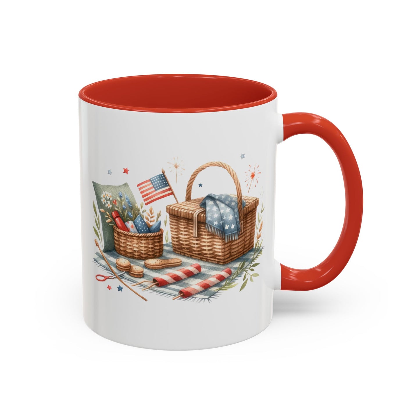 4th of July - Picnic Basket Flag