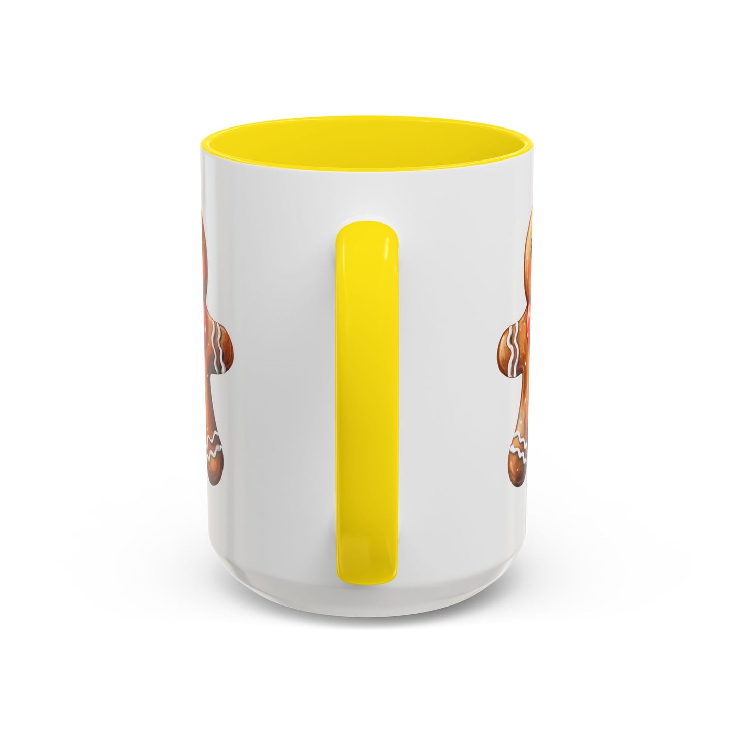 Christmas Mug - Gingerbread Man Red Bow