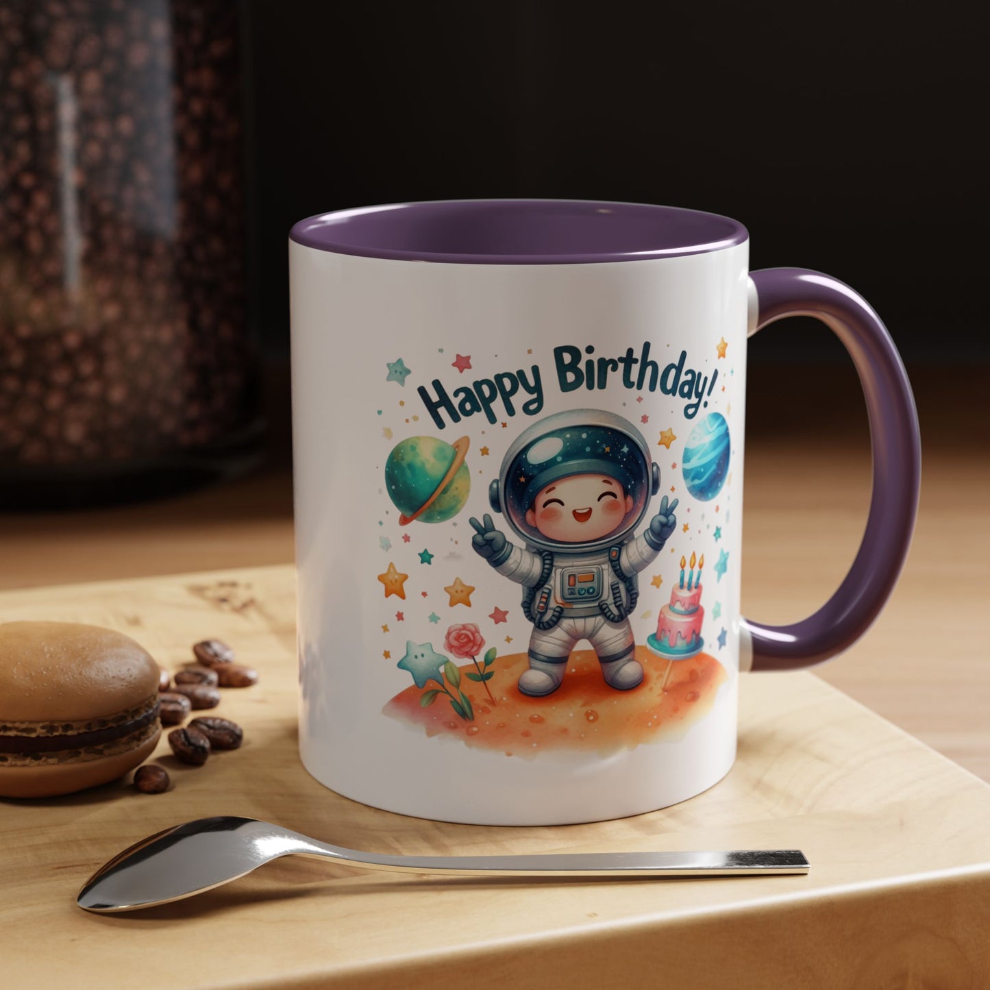 Birthday Mug - Happy Birthday Astronaut