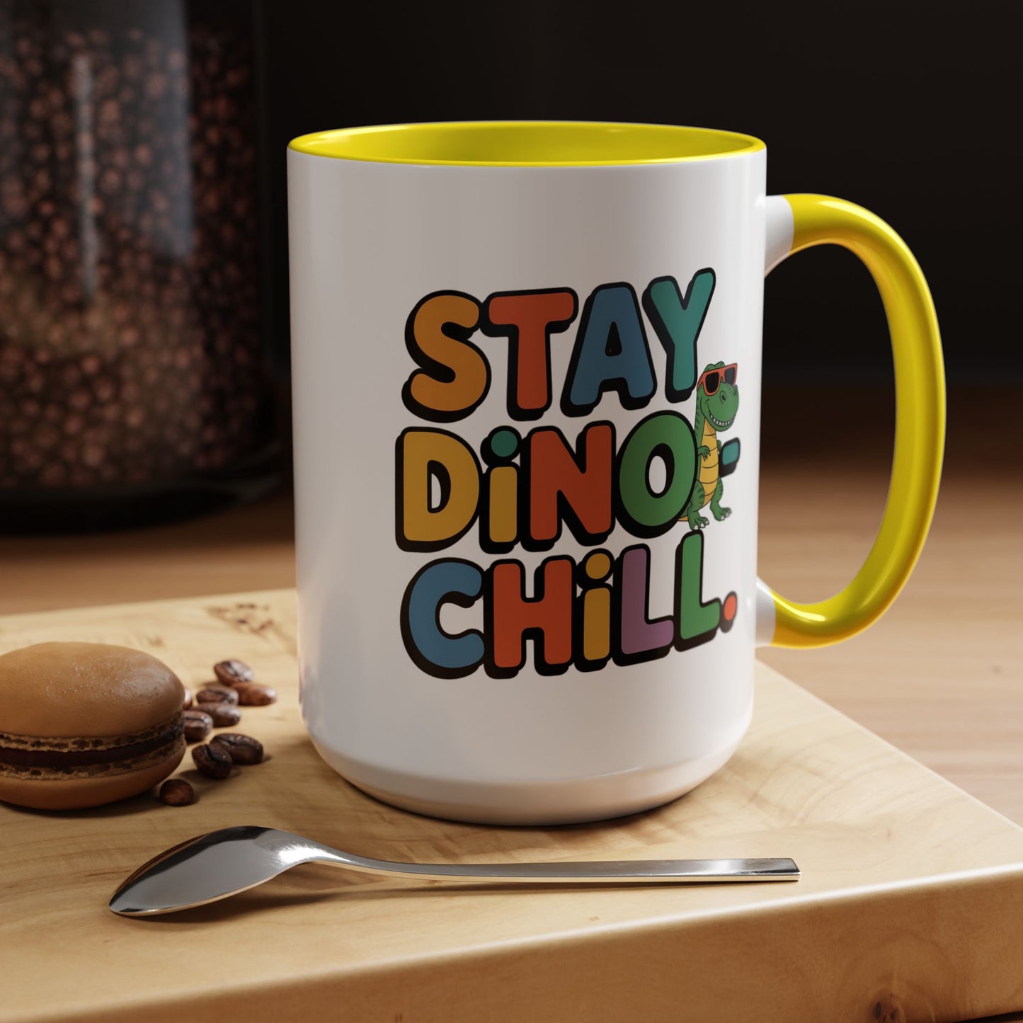 Humor mug - Stay Dino Chill